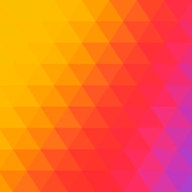 Renkli üçgen arka plan. çokgen biçimi