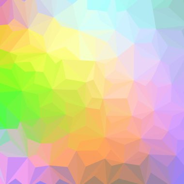 Renkli üçgen arka plan. çokgen biçimi