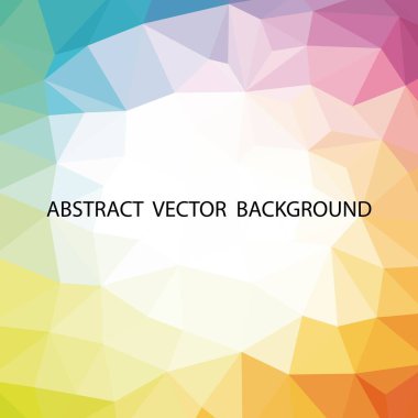 Üçgen renk arkaplanı. Sunum için renkli modern şablon.