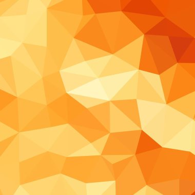 turuncu üçgen arka plan. Sunum için renkli soyut arkaplan, broşür