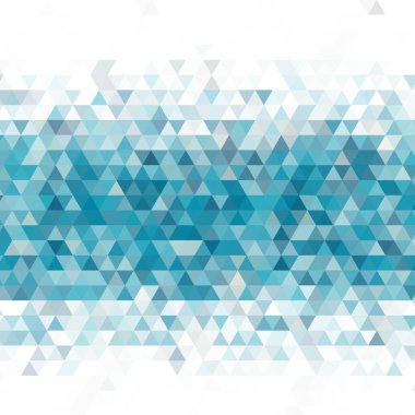 Soyut mavi üçgen arka plan. Sunum şablonu. Broşürler, el ilanları. Geometrik tasarım. çokgen biçimi