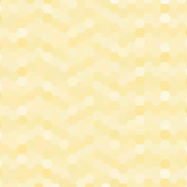 Gelber Vektor Sechseckiger Hintergrund Polygonaler Stil — Stockvektor