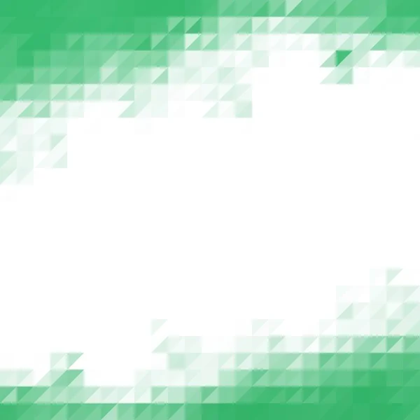 Abstrakter Vektor Grünes Dreieck Geometrisches Design — Stockvektor