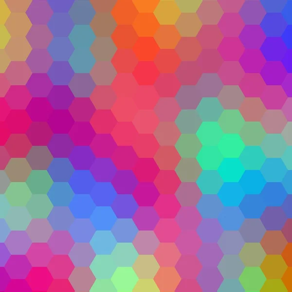 Fond Couleur Hexagonale Modèle Présentation Vectorielle Abstraite — Image vectorielle