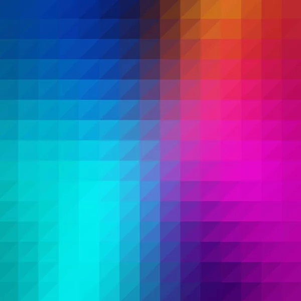 Fond Couleur Triangulaire Style Polygonal — Image vectorielle