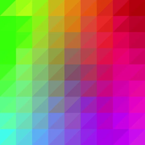 Couleur Fond Abstrait Triangulaire Style Polygonal — Image vectorielle