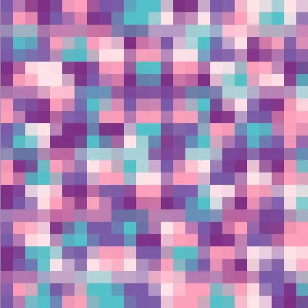 Pixel Achtergrond Kleur Abstracte Vierkanten — Stockvector
