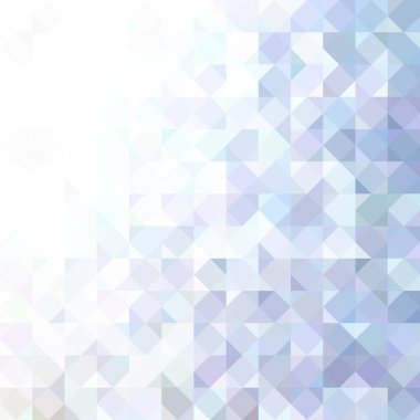 Mavi karelerin soyut arkaplanı. Geometrik mozaik.