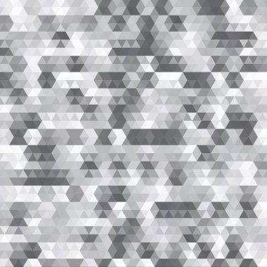 Soyut vektör arkaplanı. Geometrik tasarım. Gri üçgenler