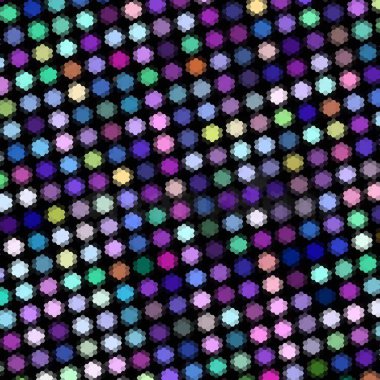 Altıgen renk arkaplanı. soyut vektör illüstrasyonu