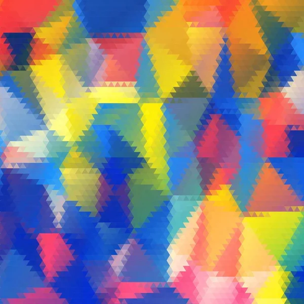 Color Abstracto Vector Fondo Diseño Triangular — Vector de stock