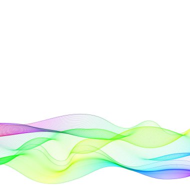 Eğri ile soyut arkaplan dumanı. Poster, duvar kağıdı, kapak ve el ilanı için uygun. Renk dalgası