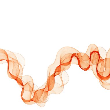 Soyut renk dalgası. beyaz arkaplanda izole