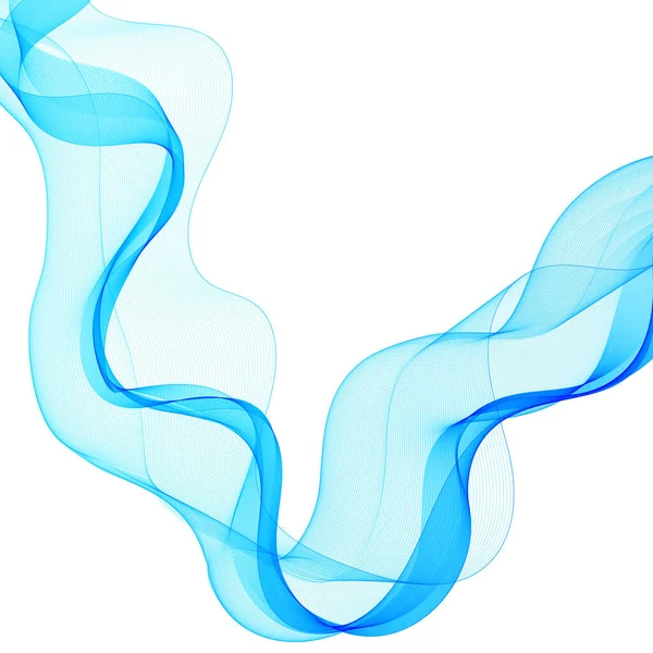 蓝色波浪 现代设计要素 — 图库矢量图片