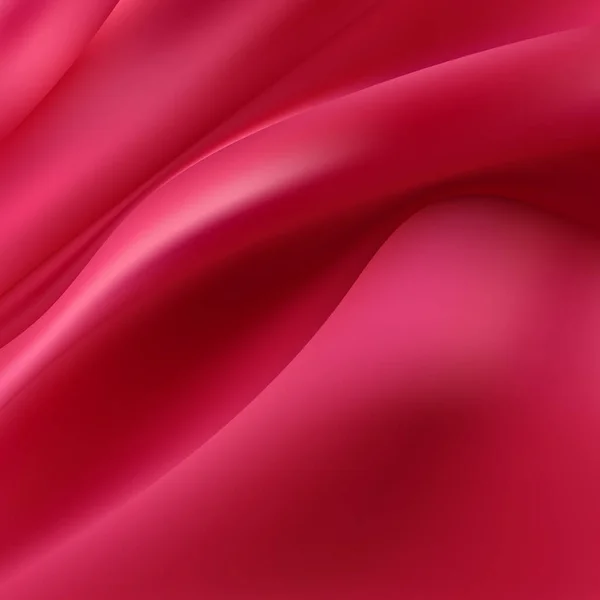 Abstrato Fundo Luxo Tecido Vermelho Onda Líquida Ondulado Dobras Grunge —  Vetores de Stock