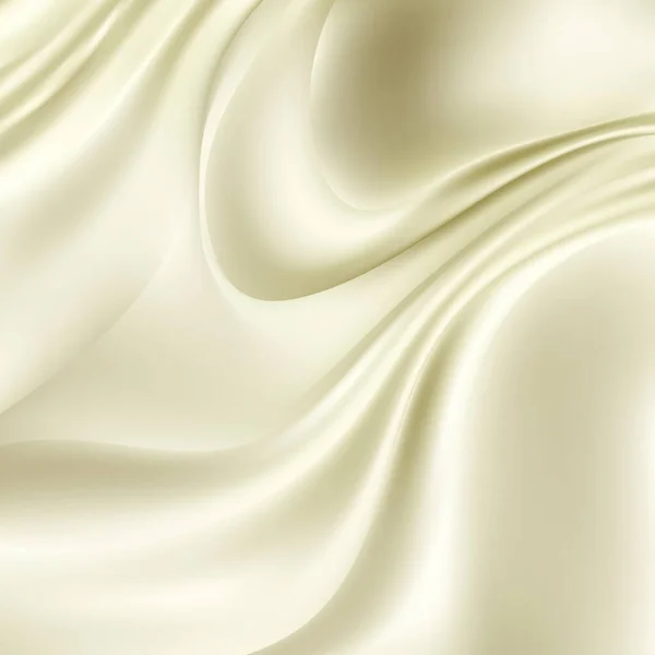 Milky Wrinkled Cloth Modern Design Element — Stock vektor