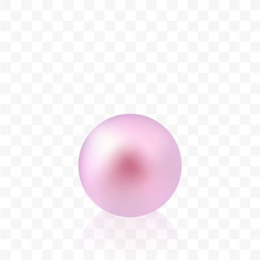 Pearl pink pearls. Decor element for decoration. Beauty and fashion.