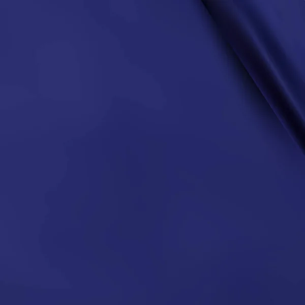 Blue Fabric Folded Corner Textile — Stockový vektor