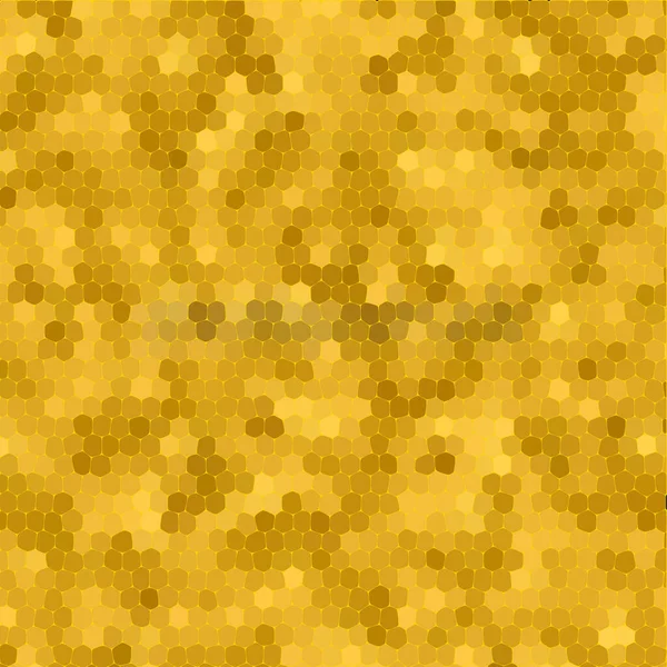 Yellow Abstract Peebles Vector Pattern — Vetor de Stock