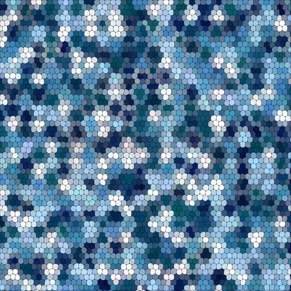 Синий Абстрактный Фон Галечный Многоугольный Стиль — стоковый вектор