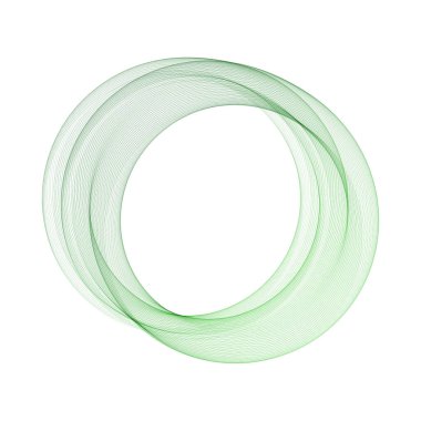 Yuvarlak mavi dalga deseni. Modern soyut tasarım ögesi.