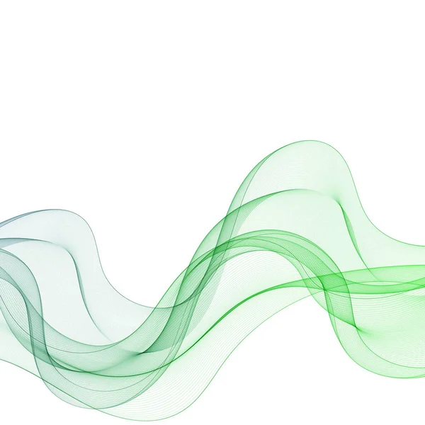 抽象波のパターン 色波だ デザイン要素 — ストックベクタ