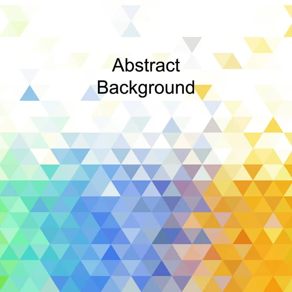 Abstracte Vectorillustratie Driehoekig Ontwerp Geometrische Presentatie Sjabloon — Stockvector