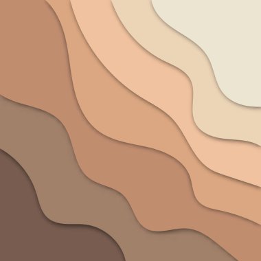 Soyut vektör arkaplanı. Kağıt kedi. Geometrik çizim.