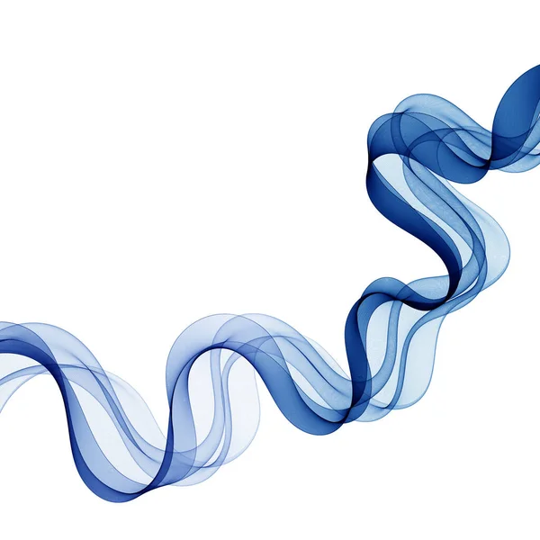 青い波のパターン デザイン要素 ベクトルグラフィックス — ストックベクタ
