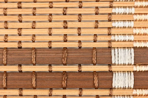 Wooden Framework Sum Woven Strings — Foto Stock