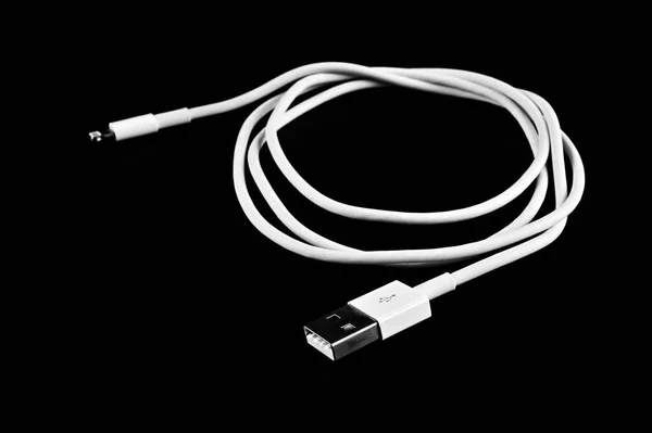 Wrap Iphone Charging Usb Cable — Stockfoto