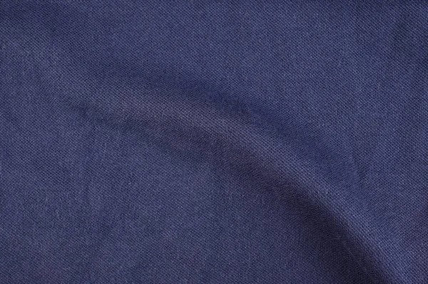 Accent drape on indigo fabric
