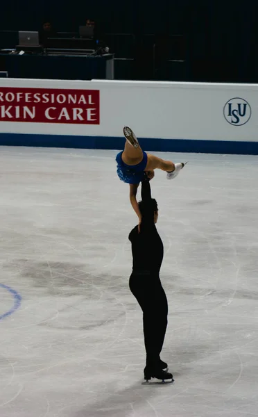 European Figure Skating Championships Dancing Couples — Stock Photo, Image