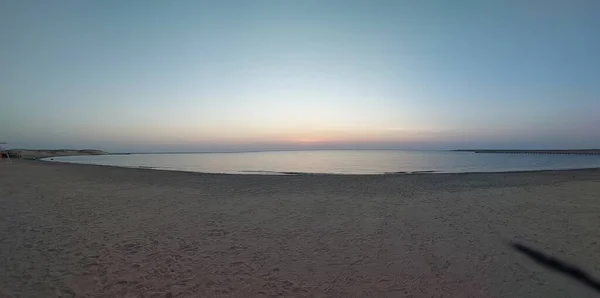 Wschód Słońca Nad Morzem Czerwonym Rejonie Marsa Alam Egipt Iberotel — Zdjęcie stockowe