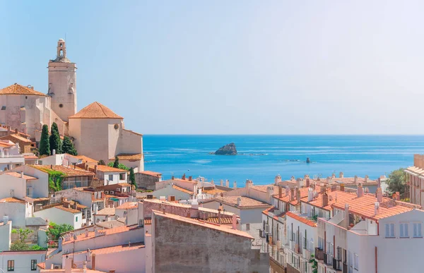 Espanha Catalunha Cadaques Costa Brava Famosa Cidade Turística Espanha Bela — Fotografia de Stock