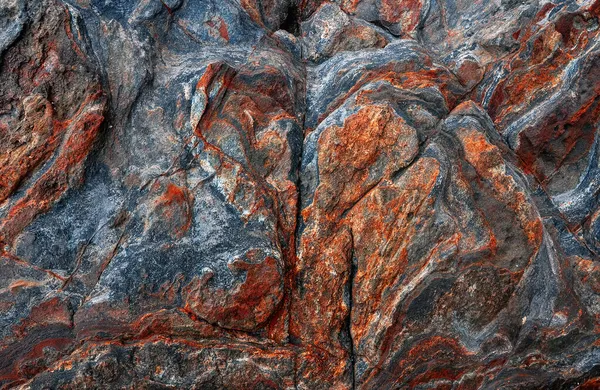 Άγρια Φύση Πέτρινο Βράχο Ηφαιστειακή Υφή Υφή Του Αφηρημένου Χαρακτήρα — Φωτογραφία Αρχείου