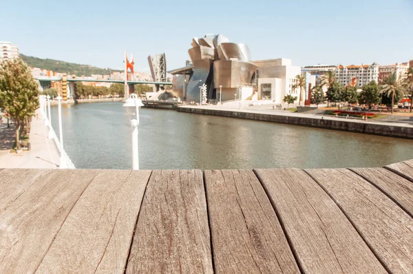 Bilbao España País Vasco 2018 Museo Guggenheim Bilbao Paisaje Urbano — Foto de Stock