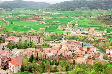 Hava sahaları ve kırsal alanlar. Cardona, İspanya.