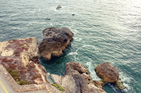 나자르 포르투갈 대서양의해 — 스톡 사진