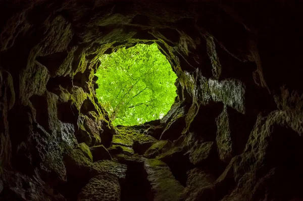 Sintra Portugal Famous Initiation Well Quinta Regaleira — 스톡 사진