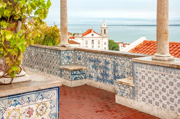 Lisboa Portugal Hermosa Vista Ciudad Una Ruta Turística Por Famoso — Foto de Stock