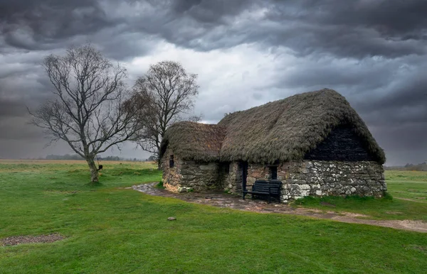 Editorial Scotland April 2022 Old Leanach Cottage Which Stands Culloden — Stock Fotó