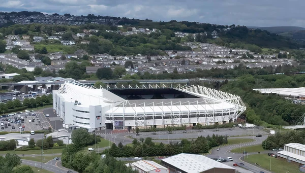 Editorial Swansea Reino Unido Maio 2022 Vista Aérea Estádio Liberty — Fotografia de Stock