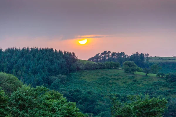 Path Hills Sunset South Wales — Foto de Stock