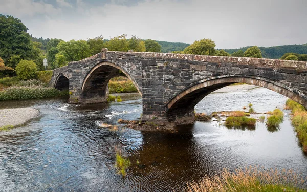 Pont Fawr Bridge River Conwy Llanrwst North Wales — 图库照片