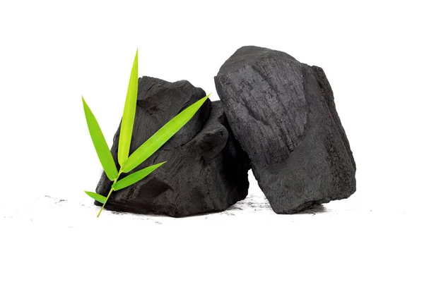 Φυσικό Ξυλάνθρακα Μπαμπού Σκόνη Άνθρακα Έχει Φαρμακευτικές Ιδιότητες Παραδοσιακό Κάρβουνο — Φωτογραφία Αρχείου