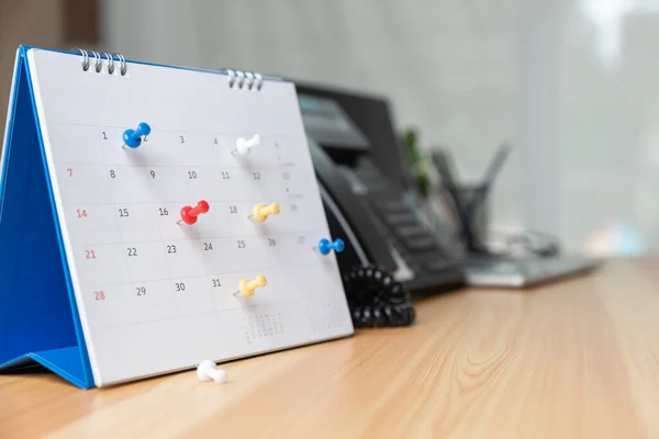 Planificador Organizador Del Calendario Para Planificar Recordar Cita Diaria Agenda — Foto de Stock