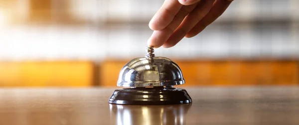 Hotel service bell , concept of first class service  business.