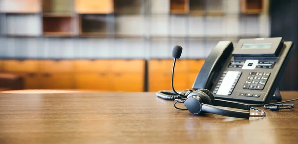 Zestaw Słuchawkowy Obsługa Klienta Call Center Gotowy Aktywnej Obsługi Wsparcie — Zdjęcie stockowe
