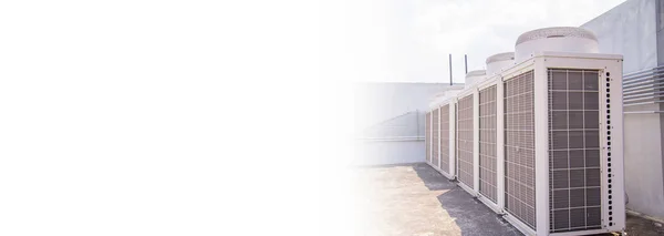 System Central Conditioning Set Roof Building — Stock Photo, Image